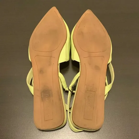 FRANCO‎ SARTO Canary Ballet Slingback Flats in Pistachio