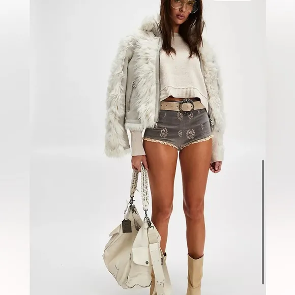 Free people little miss micro shorts