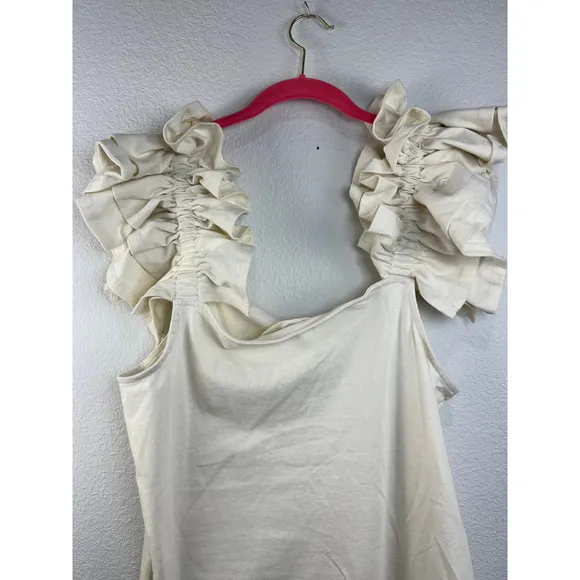 FREE PEOPLE | NWOT Josie Mini Dress in Snow White, XL