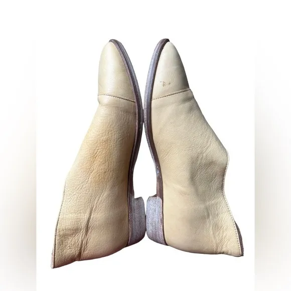 Free People Womens Royale Pointed Cut Out Slip On D'Orsay Flats Sz 37/US 6.5