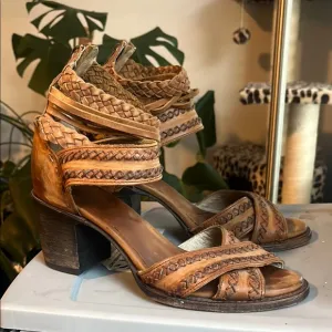 Freebird “Axel” Strappy Heeled Sandals