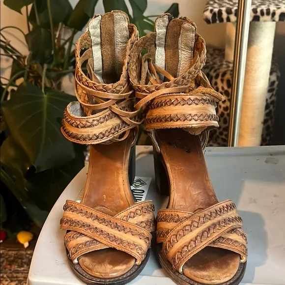 Freebird “Axel” Strappy Heeled Sandals