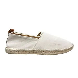 Frescobol Carioca Mens Helio Canvas Espadrilles Pull Up Tab Sand Cream Size‎ 45