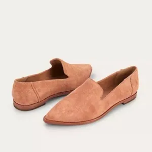 Frye Kenzie Venetian Slip On Loafers Pointed Toe Suede Leather Flats Sz 11