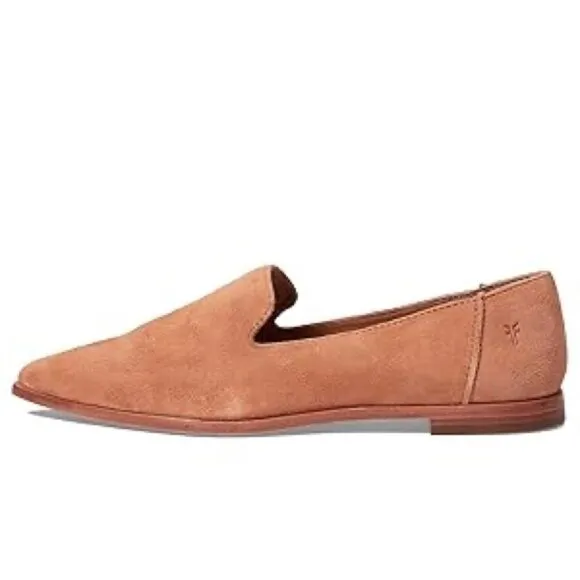 Frye Kenzie Venetian Slip On Loafers Pointed Toe Suede Leather Flats Sz 11