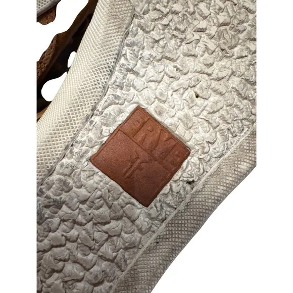 Frye Mens Brown Leather High Top Sneakers Size 8 SKU 7287