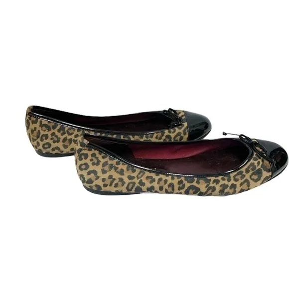 𝅺fsny Patent Leather Toe Ballet Flats Size 10