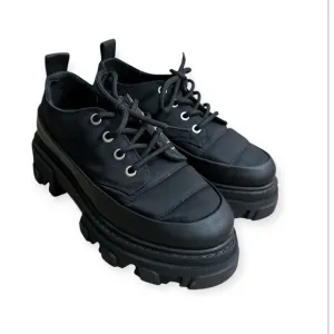 GANNI Nylon Winter Hybrid Derbys Brogues 37