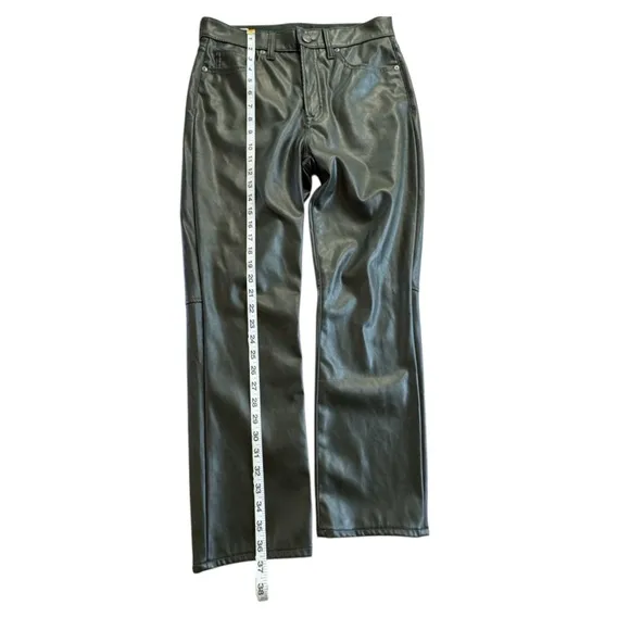 GAP Vintage Slim High Rise Faux Leather Jeans| Pants – Size 29 | 8