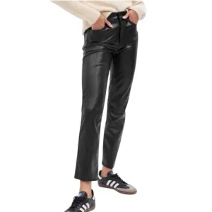GAP Vintage Slim High Rise Faux Leather Jeans| Pants – Size 29 | 8