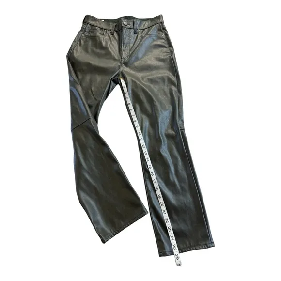 GAP Vintage Slim High Rise Faux Leather Jeans| Pants – Size 29 | 8