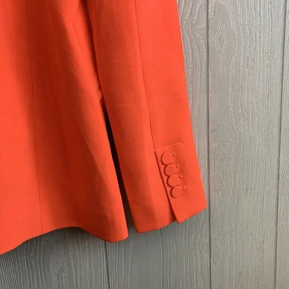 Generation Love Hudson Crepe Blazer Papaya Small NWT