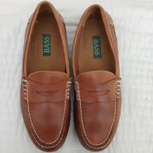 GH BASS - 8.5 US Mens - Leather Tan   loafers In EUC