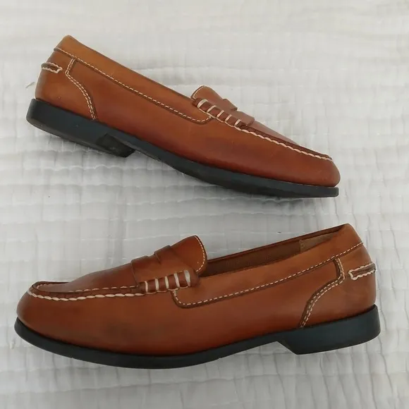 GH BASS - 8.5 US Mens - Leather Tan   loafers In EUC