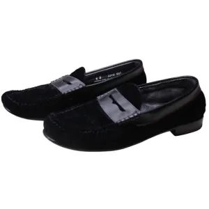 GH Bass &amp; Co Weejuns Black Velvet Penny Loafers Men's Classic Lounge