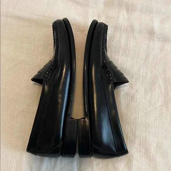 G.H. Bass Black Leather Loafers