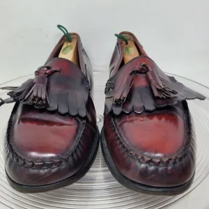GH Bass Co VTG Weejuns Sz 13C Loafer OxBlood Brown Tassel Dress Shoe Made in USA