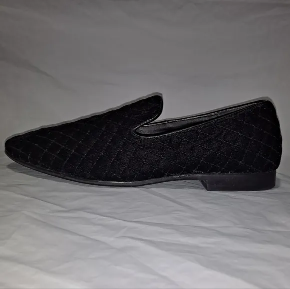 Giorgio Brutini Chatwal Dress Velvet Shoes/Loafers Men's Size 7.5M Quilted Black