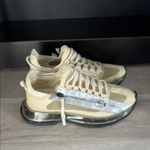 Givenchy Cream Chunky Sneakers! Super fun and stylish! Paid the full price $820!
