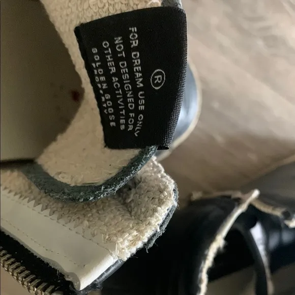 Golden Goose- Slide Black w studs High-Top Sneakers