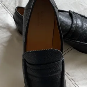 Gucci Black Leather Loafers