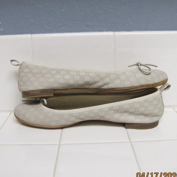 Gucci bow ballet flats