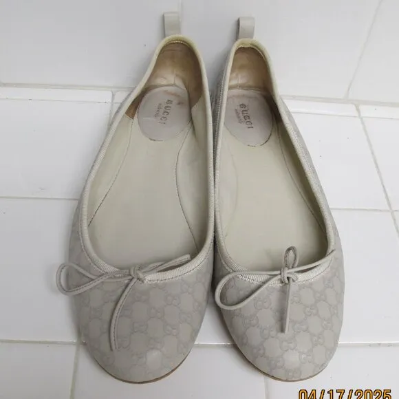 Gucci bow ballet flats