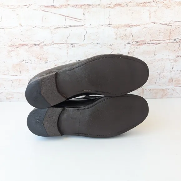 Gucci Brown Leather Horsebit Loafers Slip-On