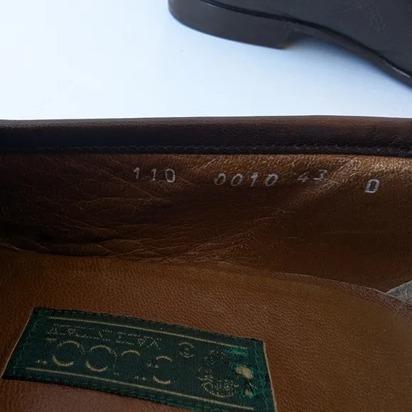 Gucci Brown Leather Horsebit Loafers Slip-On