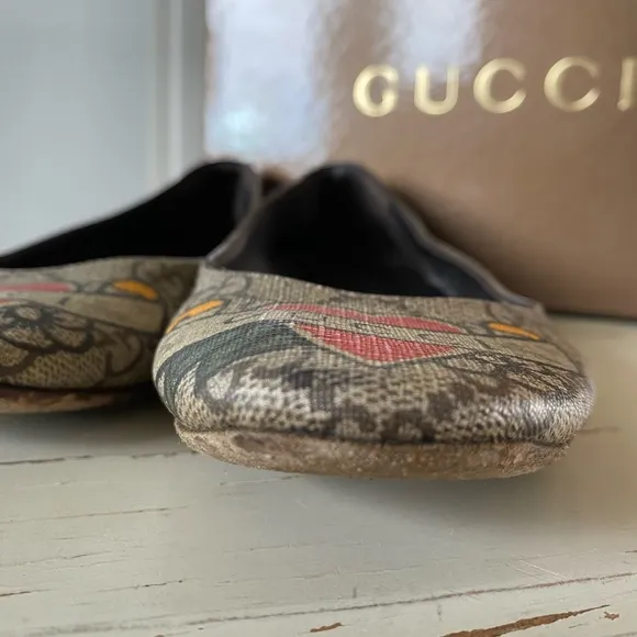 Gucci Heart Ballet Flats Size