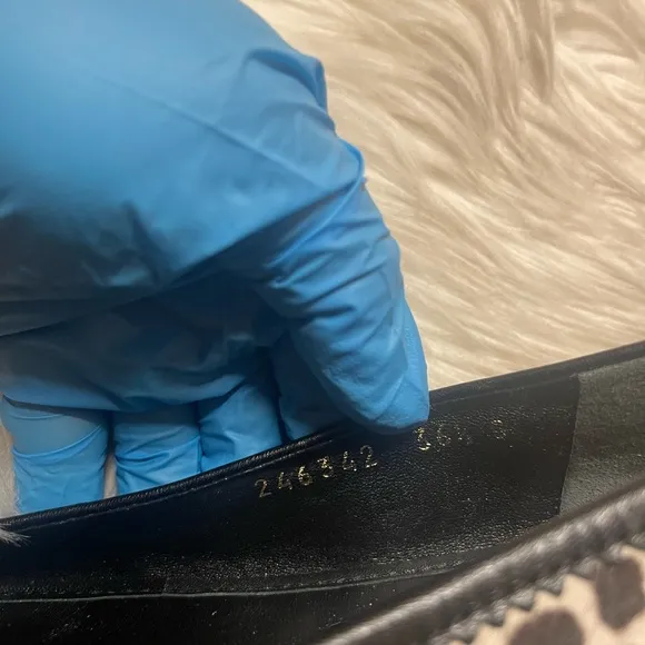 Gucci Leopard Pony Hair Ballet Flats