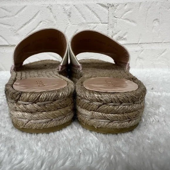 Gucci Pilar GG Double Stack Espadrilles Size 37