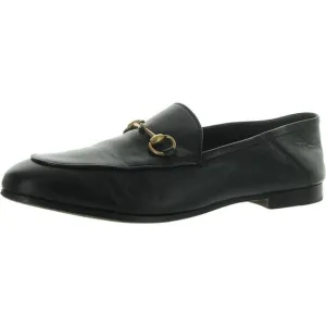 Gucci Womens Brixton Black Leather Convertible Dress Loafers Shoes Used
