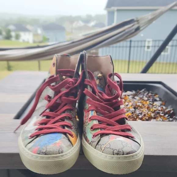 Gucci Women's Multicolor High-Top Sneakers