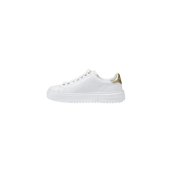 Guess Slip-On Polyurethane Lace-Up Sneakers Women White