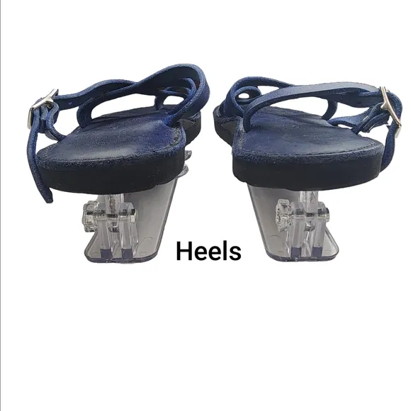 Handmade 100% Leather Adjustable Fit Strap Flat Sandals w/ Arch Support Size 6.5