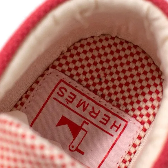 Hermes Kids Red Petit Chalutier Espadrilles