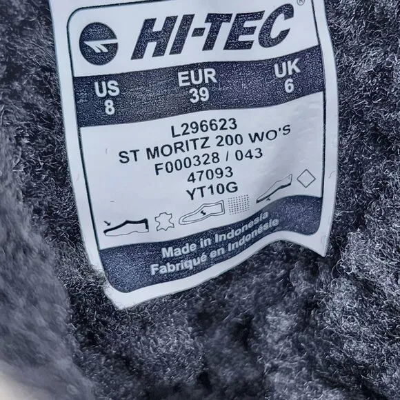 Hi-Tec St Moritz 200 Womens size 8 Waterproof Insulated Winter Boots NEW