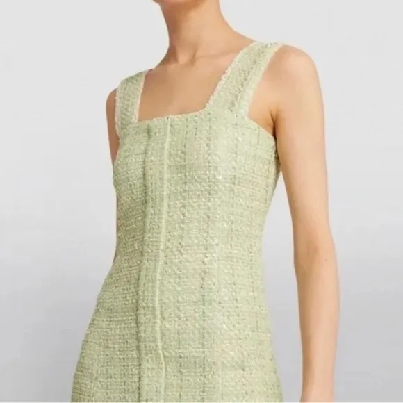 House of Harlow 1960 Green Tweed A-Line Mini Dress Size XL NEW