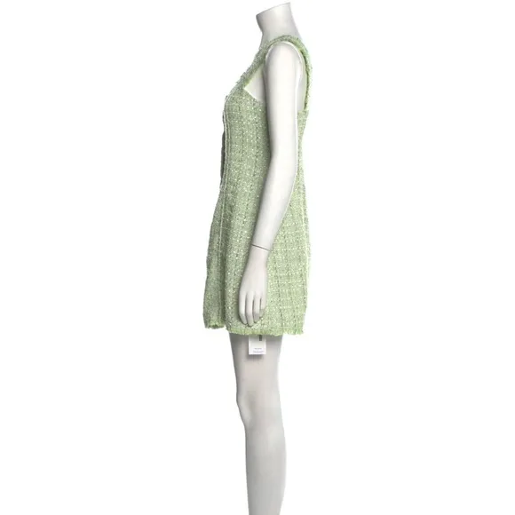 House of Harlow 1960 Green Tweed A-Line Mini Dress Size XL NEW