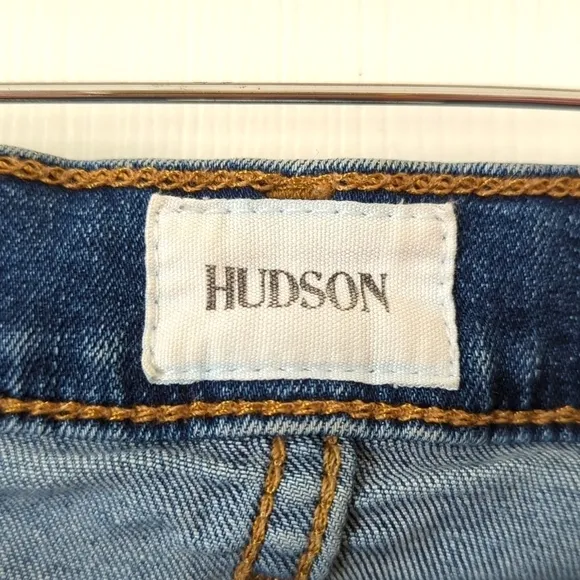 Hudson Krista Classic Medium Wash Mid Rise Ankle Length Super Skinny Jeans 27