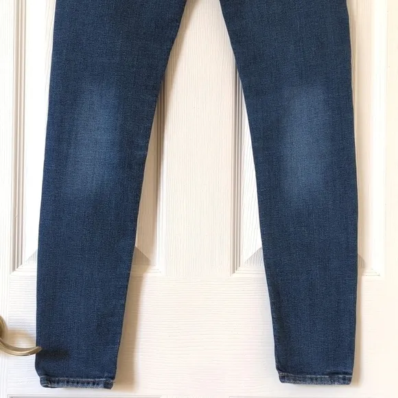 Hudson Krista Classic Medium Wash Mid Rise Ankle Length Super Skinny Jeans 27