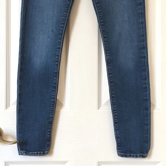 Hudson Krista Classic Medium Wash Mid Rise Ankle Length Super Skinny Jeans 27