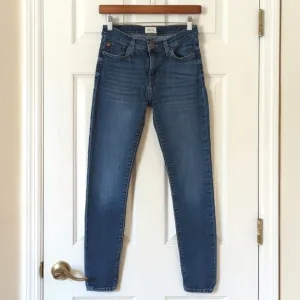 Hudson Krista Classic Medium Wash Mid Rise Ankle Length Super Skinny Jeans 27