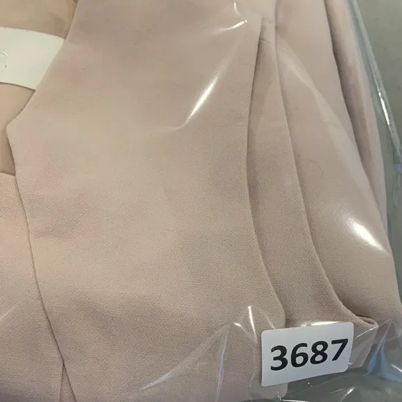 Hugo Boss Diopena Square Neck Light Pink Sleeveless Shift Dress SIZE 2