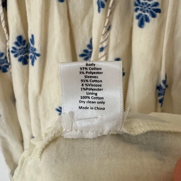 HUNTER BELL Blue Medallion Clementine Dress