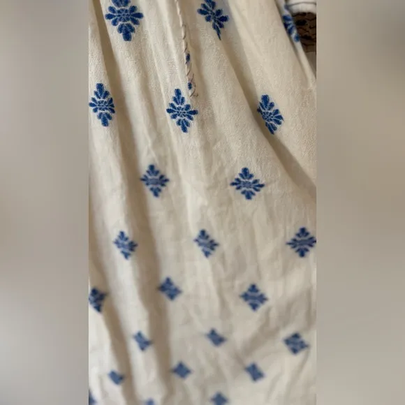 HUNTER BELL Blue Medallion Clementine Dress