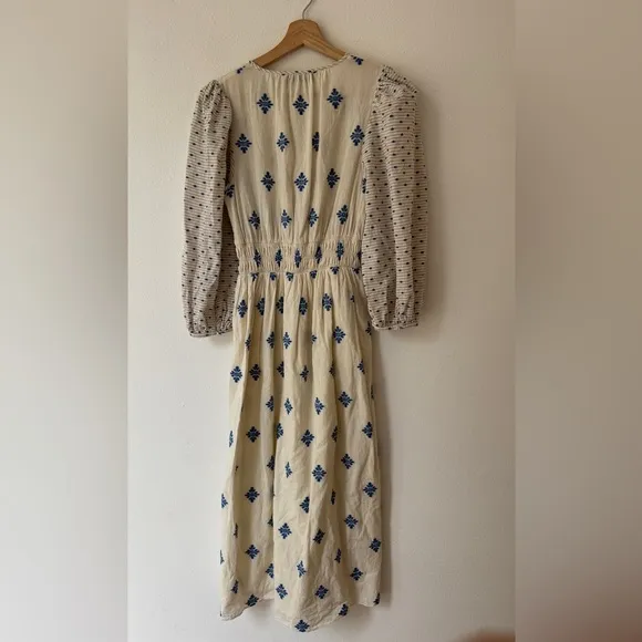 HUNTER BELL Blue Medallion Clementine Dress