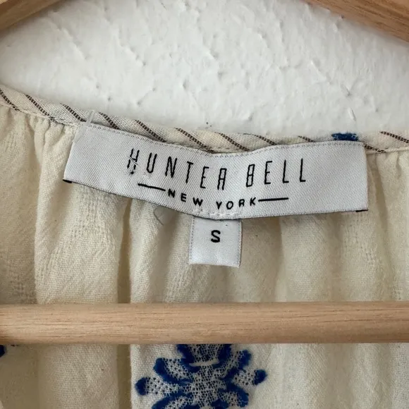HUNTER BELL Blue Medallion Clementine Dress