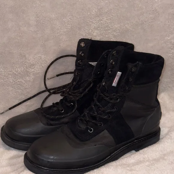 Hunter Commando Men's Black Boots